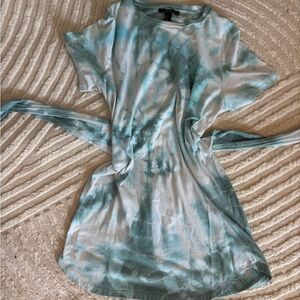 Tie-Dye Blue Dress